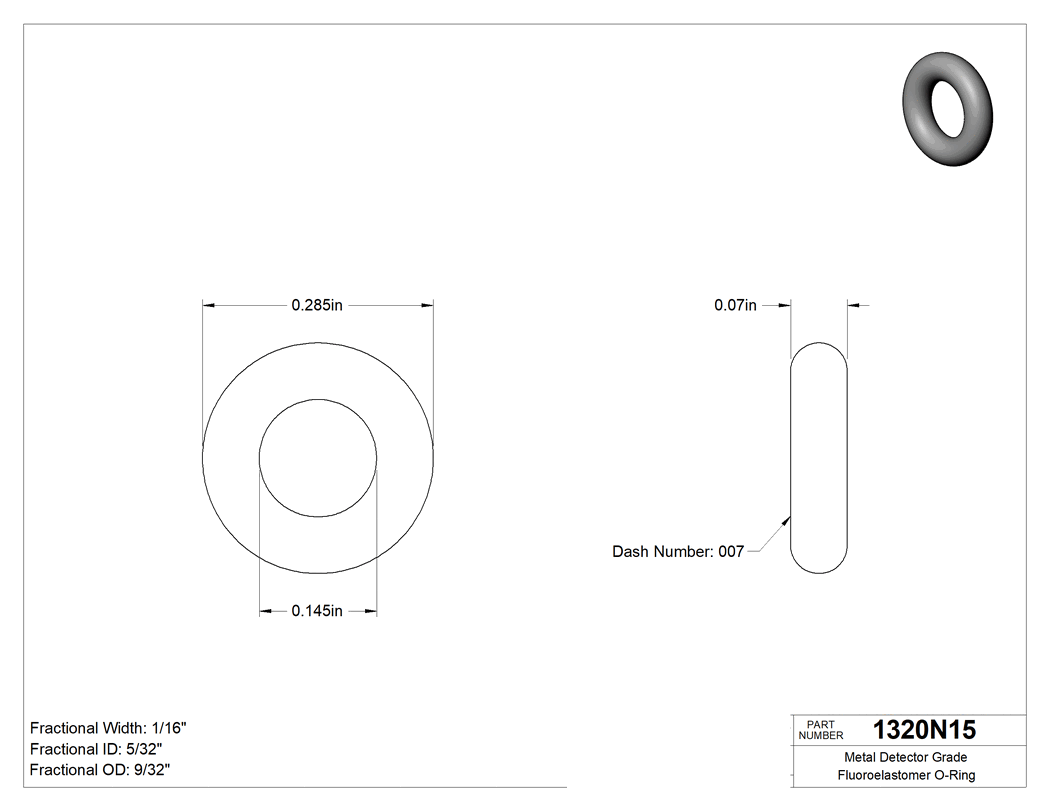Technical drawing - 1320N15